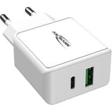 Ansmann HC218PD Bianco Interno, Caricabatterie bianco, Interno, AC, 12 V, Bianco