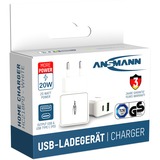 Ansmann HC218PD Bianco Interno, Caricabatterie bianco, Interno, AC, 12 V, Bianco