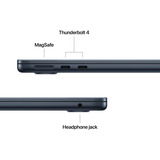 Apple MacBook Air 34,5 cm (13,6") 2025, Notebook Nero