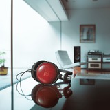 Audio-Technica ATH-AWAS/F, Cuffie Nero/Rosso
