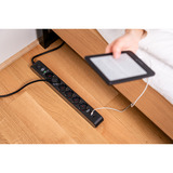 Brennenstuhl Multipresa 6 vie con 1x USB-C, 1x USB-A, Ciabatta Nero/antracite