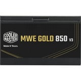 Cooler Master MWE 850 V3 Black, Alimentatore PC Nero