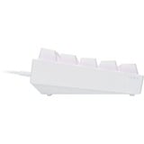 Corsair CH-9194114-DE - Tastatur tastiera USB Tedesco Bianco, Tastiera da gioco bianco, 60%, USB, Interruttore a chiave meccanica, LED RGB, Bianco