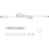 Corsair CH-9194114-DE - Tastatur tastiera USB Tedesco Bianco, Tastiera da gioco bianco, 60%, USB, Interruttore a chiave meccanica, LED RGB, Bianco