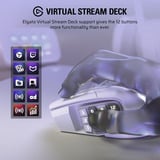 Corsair SCIMITAR Elite Wireless SE, Mouse da gioco bianco