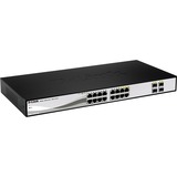 D-Link DGS-1210-16/E, Interruttore argento/Nero