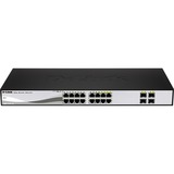 D-Link DGS-1210-16/E, Interruttore argento/Nero