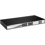 D-Link DGS-1210-16 Gestito L2 Gigabit Ethernet (10/100/1000) Nero, Interruttore argento/Nero, Gestito, L2, Gigabit Ethernet (10/100/1000), Full duplex, Montaggio rack