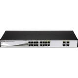 D-Link DGS-1210-16 Gestito L2 Gigabit Ethernet (10/100/1000) Nero, Interruttore argento/Nero, Gestito, L2, Gigabit Ethernet (10/100/1000), Full duplex, Montaggio rack