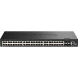 D-Link DGS-1530-52/E switch di rete Gestito L2 Gigabit Ethernet (10/100/1000) Nero, Interruttore Nero, Gestito, L2, Gigabit Ethernet (10/100/1000), Full duplex, Montaggio rack
