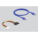 DeLOCK 41430 scheda di interfaccia e adattatore Interno PCIe, USB 3.2 Gen 1 (3.1 Gen 1) PCIe, PCIe, USB 3.2 Gen 1 (3.1 Gen 1), Nero, Blu, Grigio, PC, 0,8 Gbit/s, 128,2 mm