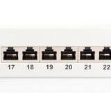 Digitus Pannello Patch Classe E, CAT 6 grigio chiaro, CAT 6, RJ-45, Cat6, Grigio, Montaggio a rack, 1U, LSA, Vendita al dettaglio