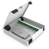 Digitus Unibox LWL, scatola di giunzione per montaggio a parete, media, Housing grigio chiaro
