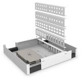 Digitus Unibox LWL, scatola di giunzione per montaggio a parete, media, Housing grigio chiaro