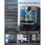 ECOVACS DEEBOT X11 OmniCyclone, Aspirazione robot Nero