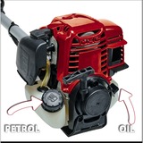 EINHELL 3436560 decespugliatore e tagliabordi 42 cm 1000 W Benzina Alluminio, Nero, Rosso rosso/Nero, Tagliabordi, 42 cm, Lama e filo di nylon, Impugnatura a U, 2,4 mm, 7500 Giri/min