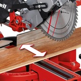 EINHELL Sega combinata da banco scorrevole e ingletatrice, Sega mitra/Troncatrice rosso/Nero