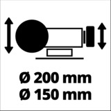 EINHELL TC-WD 200/150 rosso/Nero