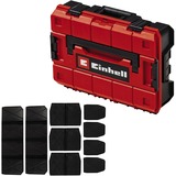 EINHELL Valigetta di sistema E-Case S-F incl. divisori, Cassetta portautensili Nero/Rosso