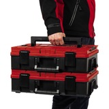 EINHELL Valigetta di sistema E-Case S-F incl. divisori, Cassetta portautensili Nero/Rosso