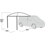 Easy Camp Stryn Canopy 120465, tenda da sole grigio