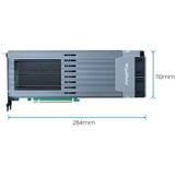 HighPoint Rocket 1749E PCIe Gen 4x16 to 8-E1.S x4 NVMe Switch, Scheda di interfaccia 
