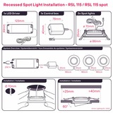 INNR RSL 115 spot, Luce LED 