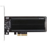 Icy Dock MB987M2P-1B scheda di interfaccia e adattatore Interno M.2 Nero, PCIe, M.2, Nero, Argento, Passivo, 32 Gbit/s, 0 - 60 °C