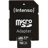 Intenso 3433470 memoria flash 16 GB MicroSDHC UHS-I Classe 10, Scheda di memoria 16 GB, MicroSDHC, Classe 10, UHS-I, 100 MB/s, 45 MB/s