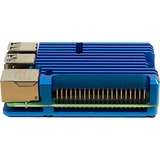 Inter-Tech 88887360 accessorio per scheda di sviluppo Custodia Blu blu, Custodia, Raspberry Pi, Raspberry Pi, Blu, Alluminio, 86 mm