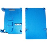 Inter-Tech 88887360 accessorio per scheda di sviluppo Custodia Blu blu, Custodia, Raspberry Pi, Raspberry Pi, Blu, Alluminio, 86 mm