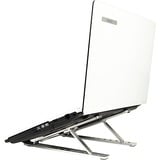 Inter-Tech NBS-200 Supporto per computer portatile Argento 39,6 cm (15.6"), Stand argento, Supporto per computer portatile, Argento, Alluminio, 27,9 cm (11"), 39,6 cm (15.6"), 40 kg
