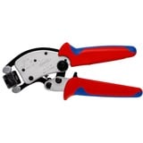 KNIPEX Pinza crimpatrice auto-regolante Twistor T rosso/Blu
