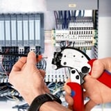 KNIPEX Pinza crimpatrice auto-regolante Twistor T rosso/Blu