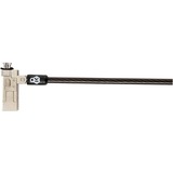 Kensington Lucchetto sottile con chiave per laptop NanoSaver 2.0, Castello Nero, 1,8 m, Kensington, Chiave, Acciaio al carbonio, Nero, Argento
