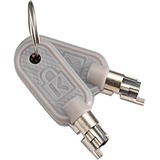 Kensington Lucchetto sottile con chiave per laptop NanoSaver 2.0, Castello Nero, 1,8 m, Kensington, Chiave, Acciaio al carbonio, Nero, Argento