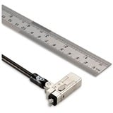 Kensington Lucchetto sottile con chiave per laptop NanoSaver 2.0, Castello Nero, 1,8 m, Kensington, Chiave, Acciaio al carbonio, Nero, Argento