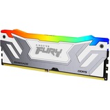 Kingston FURY CU-DIMM 24 GB DDR5-8400, Memoria argento/Bianco