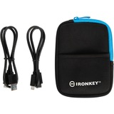 Kingston IronKey Vault Privacy 80 1.92 TB, Disco a stato solido blu/Nero