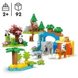 LEGO DUPLO 10446 Famiglie di Animali 3 in 1, Giocattolo con 10 Figure e Scene della Natura, Giochi Educativi per Bambini 2+, Giochi di costruzione Giocattolo con 10 Figure e Scene della Natura, Giochi Educativi per Bambini 2+, Set da costruzione, 2 anno/i, Plastica, 92 pz, 1,71 kg