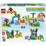 LEGO DUPLO Famiglie di animali 3 in 1, Giochi di costruzione Set da costruzione, 2 anno/i, Plastica, 92 pz, 1,71 kg