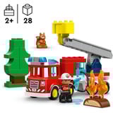 LEGO DUPLO Town Camion dei pompieri con tubo e pompiere, Giochi di costruzione 