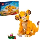LEGO Disney 43243 Simba, il Cucciolo del Re Leone, Giochi di Fantasia per Bambini 6+ Anni, Personaggio Giocattolo Costruibile, Giochi di costruzione il Cucciolo del Re Leone, Giochi di Fantasia per Bambini 6+ Anni, Personaggio Giocattolo Costruibile, Set da costruzione, 6 anno/i, Plastica, 222 pz, 309 g