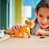 LEGO Disney 43243 Simba, il Cucciolo del Re Leone, Giochi di Fantasia per Bambini 6+ Anni, Personaggio Giocattolo Costruibile, Giochi di costruzione il Cucciolo del Re Leone, Giochi di Fantasia per Bambini 6+ Anni, Personaggio Giocattolo Costruibile, Set da costruzione, 6 anno/i, Plastica, 222 pz, 309 g