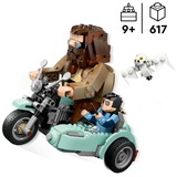 LEGO Harry Potter Giro sul Sidecar di Hagrid e Harry, Moto Giocattolo con Sidecar e Edvige, Idea Regalo di Compleanno 9+ Anni, Giochi di costruzione Moto Giocattolo con Sidecar e Edvige, Idea Regalo di Compleanno 9+ Anni, Set da costruzione, 9 anno/i, Plastica, 617 pz, 747 g