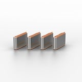 Lindy 40440 clip sicura Bloccaporte USB tipo-C Arancione Acrilonitrile butadiene stirene (ABS) 10 pz, Castello Bloccaporte, USB tipo-C, Arancione, Acrilonitrile butadiene stirene (ABS), 10 pz, Sacchetto di politene