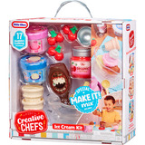 MGA Entertainment Little Tikes Creative Chefs Ice Cream Kit, Cucina Ice Cream Kit, 3 anno/i