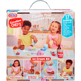 MGA Entertainment Little Tikes Creative Chefs Ice Cream Kit, Cucina Ice Cream Kit, 3 anno/i
