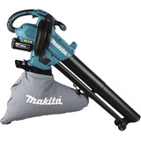 Makita Soffiatore/Aspiratore di foglie a batteria UB005GZ, 40 Volt, Soffiafoglie / Soffiante blu/Nero