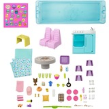 Mattel Camper dei Sogni - Veicolo con Scivolo e Piscina - 2 Cuccioli - 7 Aree Gioco - Alto 76 cm - 60+ Accessori - Regalo per Bambini 3+ Anni,  veicolo da gioco Azione/Avventura, Camper, 3 anno/i, Multicolore, Plastica
